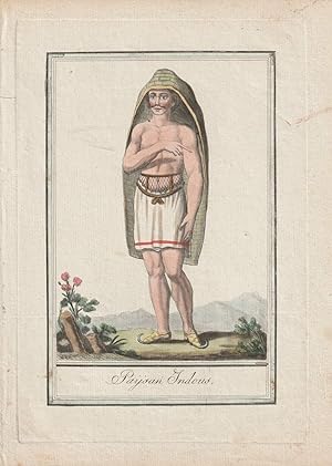Paysan Indous. Altkolorierter Kupferstich von Laroque nach Jacques Grasset de Saint-Sauveur.