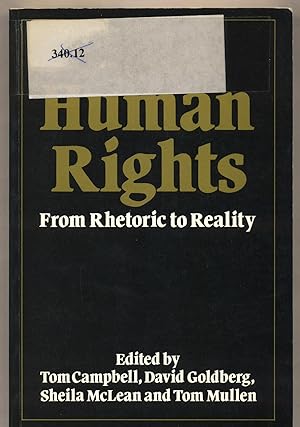 Imagen del vendedor de Human Rights From Rhetoric to Reality a la venta por avelibro OHG