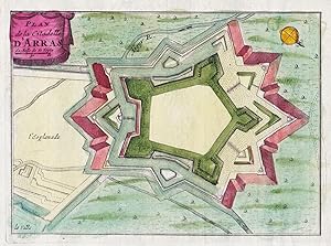 Bild des Verkufers fr Plan de la Citadelle d'Arras" - Arras Pas-de-Calais Hauts-de-France gravure carte map Karte zum Verkauf von Antiquariat Steffen Vlkel GmbH