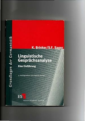 Seller image for Klaus Brinker, Sven Sager, Linguistische Gesprchsanalyse - Eine Einfhrung. for sale by sonntago DE