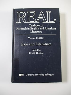 Bild des Verkufers fr Law and literature. ed. by Brook Thomas / REAL ; Vol. 18 zum Verkauf von Antiquariat Bookfarm