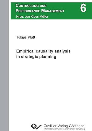 Bild des Verkufers fr Empirical causality analysis in strategic planning zum Verkauf von moluna