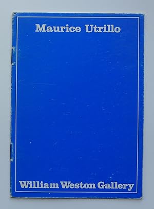 Seller image for Maurice Utrillo, 1883-1955: Original Lithographs. Catalogue, No. 7, 1989, Year 22, issue no.221) for sale by Roe and Moore