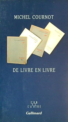 Seller image for De livre en livre for sale by Librodifaccia