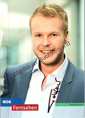 Original Autogramm Tobias Häusler WDR Fernsehen /// Autogramm Autograph signiert signed signee