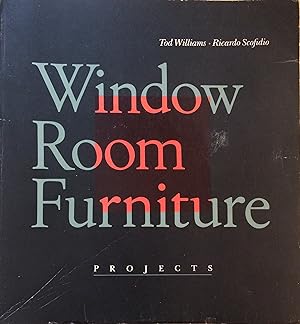 Image du vendeur pour Window Room Furniture Projects mis en vente par A Balzac A Rodin