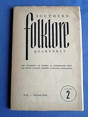 Imagen del vendedor de Southern Folklore Quarterly. Volume XXXI, june, 1967, number 2 : Folklore Bibliography for 1966 a la venta por Perolibros S.L.