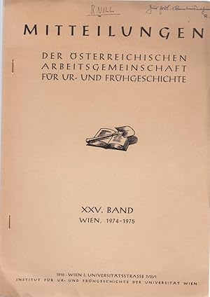 Neuere Funde und Forschungen zum frühen Christentum in Österreich (1954-1974). [Aus: Mitteilungen...
