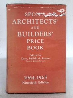 Seller image for Spon's Architects' and Builders' Price Book for sale by World of Rare Books