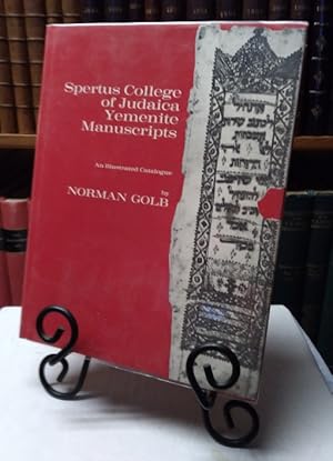 Image du vendeur pour Spertus College of Judaica Yemenite Manuscripts: an illustrated catalogue mis en vente par Structure, Verses, Agency  Books