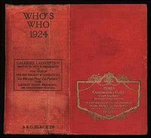Who's Who, 1924. An Annual Biographical Dictionary with which is incorporated Men and Women of th...