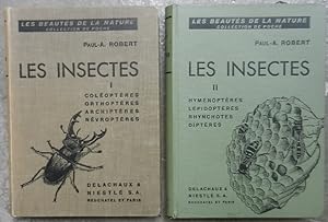 Les insectes. I. Coléoptères, orthoptères, archiptères, névroptères. II. Hyménoptères, lépidoptèr...