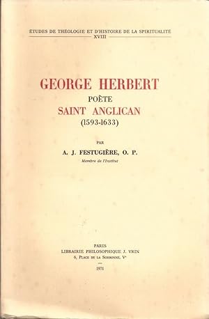 Seller image for George Herbert for sale by LE GRAND CHENE