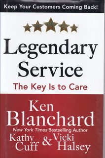 LEGENDARY SERVICE: The Key is to Care