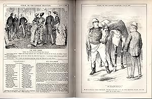 Seller image for ENGRAVING: "Scratched". engraving from Punch Magazine, June 9, 1883 for sale by Dorley House Books, Inc.