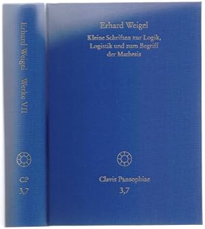 Bild des Verkufers fr Kleine Schriften zur Logik, Logistik und zum Begriff der Mathesis. Hrsg. u. eingeleitet von Thomas Behme. zum Verkauf von Antiquariat Dwal