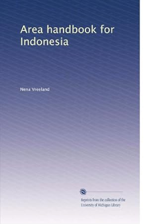 Bild des Verkufers fr Area handbook for Indonesia zum Verkauf von Redux Books