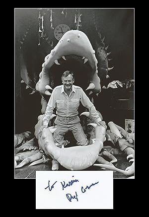 Seller image for Roger Corman - Signed card + Photo - Brussels 90s for sale by PhP Autographs