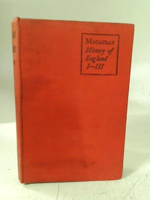 Seller image for History of England: Chapters I-III for sale by World of Rare Books