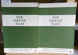 Seller image for Die Grne Saat. Schriftenreihe fr Futterbau und Grndngung, Dauergrnland, Kulturbau und Rasen. Zwei Hefte der Reihe. for sale by Versandantiquariat Trffelschwein