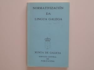 Imagen del vendedor de Normativizacin da lingua galega. a la venta por Librera Camino Bulnes