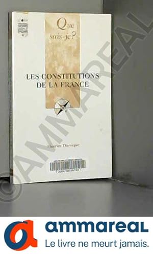 Bild des Verkufers fr Les constitutions de la France zum Verkauf von Ammareal