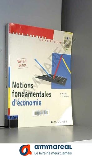Seller image for Notions fondamentales d'conomie for sale by Ammareal