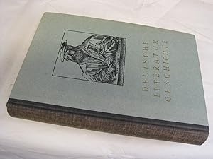 Seller image for Deutsche Literaturgeschichte. Auf Grund von Rackl, Ebner, Hunger neu bearbeitet von Dr. Leo Krell und Dr. Leonhard Fiedler. Neunte auflage for sale by Stony Hill Books