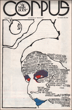 Bild des Verkufers fr Corpus : "The Main Body", Vol. 1, No. 1 (November 25, 1969) zum Verkauf von Specific Object / David Platzker