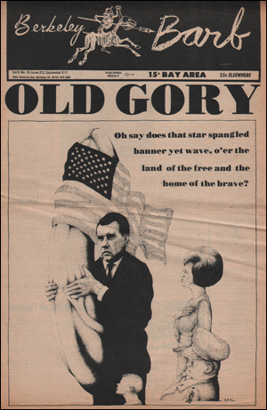 Image du vendeur pour Berkeley Barb, Vol. 9, No. 10. Issue 212 (September 5 - 11, 1969) mis en vente par Specific Object / David Platzker