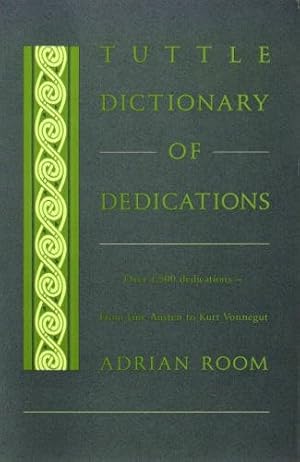 Image du vendeur pour Tuttle Dictionary of Dedications mis en vente par The Haunted Bookshop, LLC