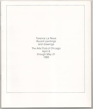 Image du vendeur pour Terence La Noue: Recent Paintings and Drawings mis en vente par Jeff Hirsch Books, ABAA