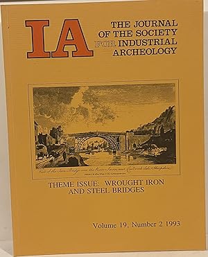 Seller image for IA: The Journal of the Society For Industrial Archeology for sale by Wordbank Books