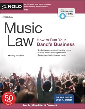 Seller image for Music Law : How to Run Your Band's Business for sale by GreatBookPricesUK