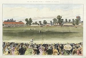 The Melbourne Cricket-Ground on Boxing Day. The All England Eleven V. Eighteen of Victoria.