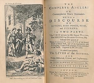 Seller image for The Complete [Compleat] Angler; or, Contemplative Man's Recreation in Two Parts. Hawkins Edition for sale by Barter Books Ltd