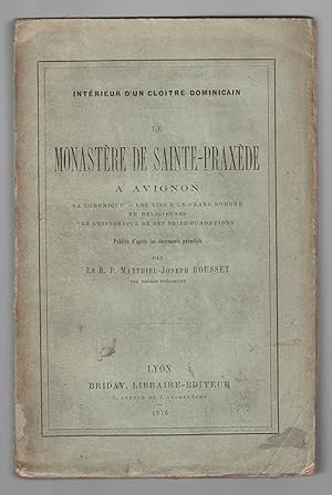 Seller image for Le monastre de Sainte-Praxde  Avignon for sale by Librairie Seigneur