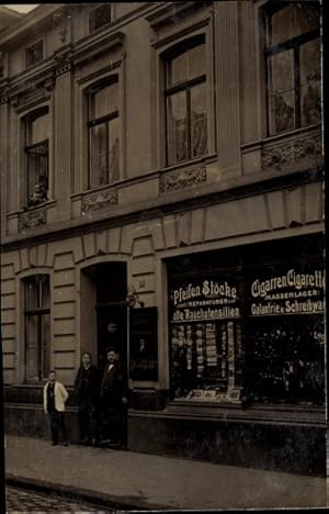 Foto Ansichtskarte / Postkarte Mülheim Köln am Rhein, Zigarrenhandlung, Pfeifen und Stöcke, Wolfs...