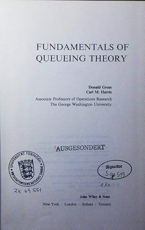 Seller image for Fundamentals of queueing theory. for sale by Antiquariat Bookfarm