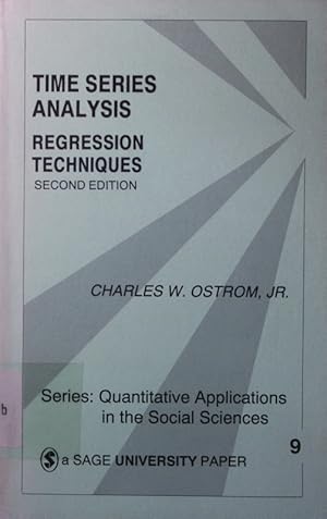 Seller image for Time series analysis. regression techniques. for sale by Antiquariat Bookfarm