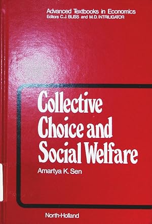 Image du vendeur pour Collective choice and social welfare. mis en vente par Antiquariat Bookfarm