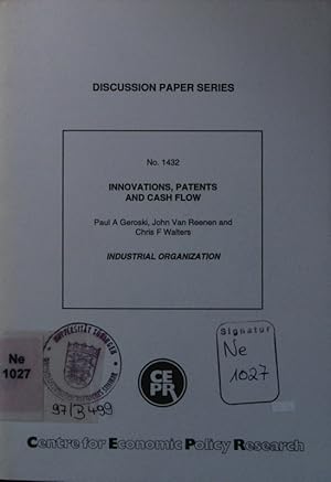 Seller image for Innovations, patents and cash flow. for sale by Antiquariat Bookfarm