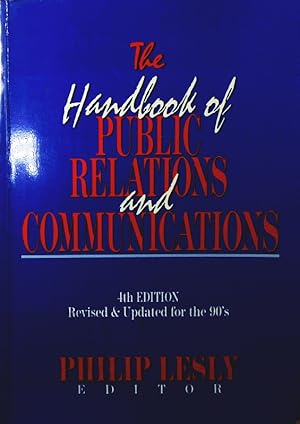 Imagen del vendedor de The Handbook of public relations and communications. a la venta por Antiquariat Bookfarm