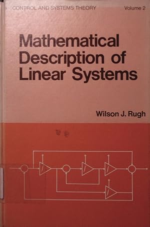 Seller image for Mathematical description of linear systems. for sale by Antiquariat Bookfarm