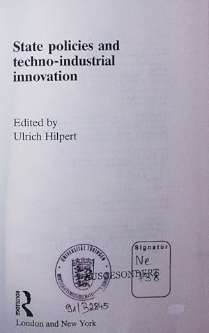 Seller image for State policies and techno-industrial innovation. for sale by Antiquariat Bookfarm