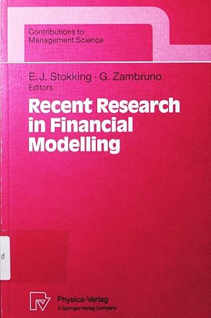 Imagen del vendedor de Recent research in financial modelling. a la venta por Antiquariat Bookfarm