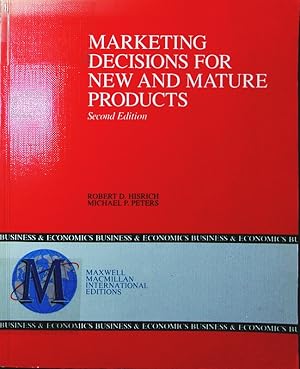 Imagen del vendedor de Marketing decisions for new and mature products. a la venta por Antiquariat Bookfarm