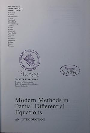 Immagine del venditore per Modern methods in partial differential equations. an introduction. venduto da Antiquariat Bookfarm