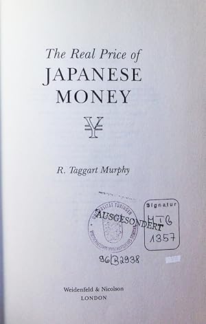 Seller image for The real price of Japanese money. for sale by Antiquariat Bookfarm