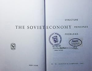 Seller image for The Soviet economy. structure, principles, problems. for sale by Antiquariat Bookfarm
